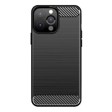 Заредете изображение във визуализатора на галерията – Carbon Case Flexible Cover TPU Case for iPhone 13 Pro black - TopMag
