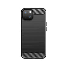 Заредете изображение във визуализатора на галерията – Carbon Case Flexible Cover TPU Case for iPhone 13 mini black - TopMag
