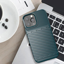 Заредете изображение във визуализатора на галерията – Thunder Case Flexible Tough Rugged Cover TPU Case for iPhone 13 Pro Max green - TopMag
