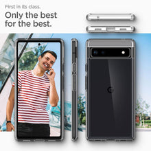 Заредете изображение във визуализатора на галерията – Spigen Ultra Hybrid case for Google Pixel 6A transparent
