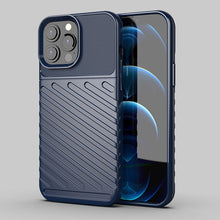Заредете изображение във визуализатора на галерията – Thunder Case Flexible Tough Rugged Cover TPU Case for iPhone 13 Pro Max blue - TopMag
