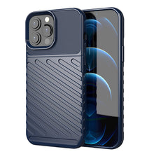 Заредете изображение във визуализатора на галерията – Thunder Case Flexible Tough Rugged Cover TPU Case for iPhone 13 Pro Max blue - TopMag
