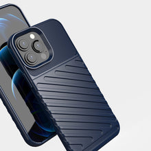 Заредете изображение във визуализатора на галерията – Thunder Case Flexible Tough Rugged Cover TPU Case for iPhone 13 Pro Max blue - TopMag
