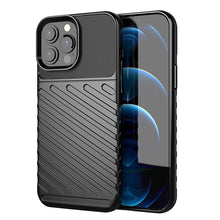Заредете изображение във визуализатора на галерията – Thunder Case Flexible Tough Rugged Cover TPU Case for iPhone 13 Pro Max black - TopMag
