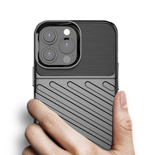 Заредете изображение във визуализатора на галерията – Thunder Case Flexible Tough Rugged Cover TPU Case for iPhone 13 Pro Max black - TopMag
