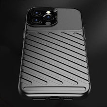 Заредете изображение във визуализатора на галерията – Thunder Case Flexible Tough Rugged Cover TPU Case for iPhone 13 Pro Max black - TopMag

