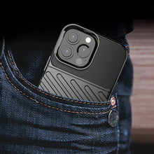 Заредете изображение във визуализатора на галерията – Thunder Case Flexible Tough Rugged Cover TPU Case for iPhone 13 Pro Max black - TopMag
