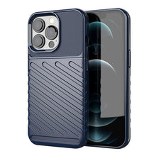Заредете изображение във визуализатора на галерията – Thunder Case Flexible Tough Rugged Cover TPU Case for iPhone 13 Pro blue - TopMag
