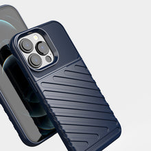 Заредете изображение във визуализатора на галерията – Thunder Case Flexible Tough Rugged Cover TPU Case for iPhone 13 Pro blue - TopMag
