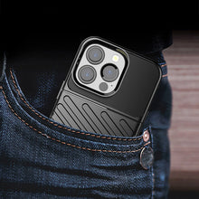 Заредете изображение във визуализатора на галерията – Thunder Case Flexible Tough Rugged Cover TPU Case for iPhone 13 Pro black - TopMag
