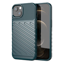 Заредете изображение във визуализатора на галерията – Thunder Case Flexible Tough Rugged Cover TPU Case for iPhone 13 green - TopMag
