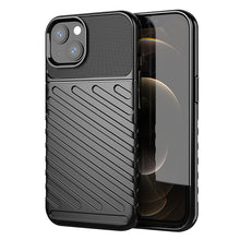 Заредете изображение във визуализатора на галерията – Thunder Case Flexible Tough Rugged Cover TPU Case for iPhone 13 black - TopMag
