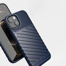 Заредете изображение във визуализатора на галерията – Thunder Case Flexible Tough Rugged Cover TPU Case for iPhone 13 mini blue - TopMag
