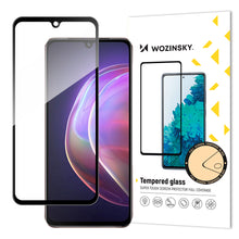 Заредете изображение във визуализатора на галерията – Wozinsky Tempered Glass Full Glue Super Tough Screen Protector Full Coveraged with Frame Case Friendly for Vivo V21 5G black - TopMag
