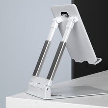 Заредете изображение във визуализатора на галерията – Dudao foldable stand phone stand tablet white (F10XS) - TopMag
