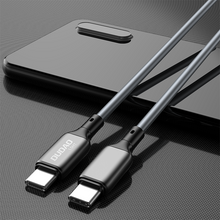 Заредете изображение във визуализатора на галерията – Dudao quick charging PD USB Type C - USB Type C cable 100W 1m (L5HT) - TopMag
