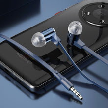 Заредете изображение във визуализатора на галерията – Dudao in-ear headphones headset with remote control and microphone 3.5 mm mini jack gold (X13S) - TopMag
