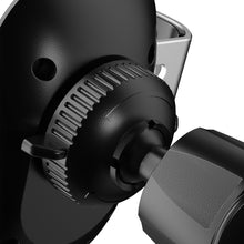 Заредете изображение във визуализатора на галерията – Dudao 15W Wireless Qi Charger Gravity Car Holder for Air Vent Grille Black (F3PRO) - TopMag

