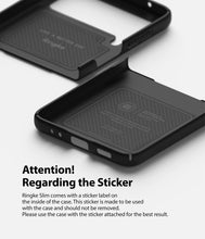Заредете изображение във визуализатора на галерията – Ringke Slim Ultra-Thin TPU Cover for Samsung Galaxy Z Flip 3 black (S534E55) - TopMag

