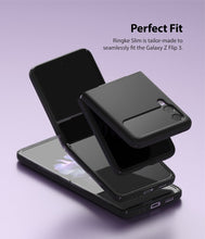 Заредете изображение във визуализатора на галерията – Ringke Slim Ultra-Thin TPU Cover for Samsung Galaxy Z Flip 3 black (S534E55) - TopMag
