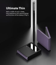 Заредете изображение във визуализатора на галерията – Ringke Slim Ultra-Thin TPU Cover for Samsung Galaxy Z Flip 3 black (S534E55) - TopMag
