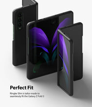 Заредете изображение във визуализатора на галерията – Ringke Slim Ultra-Thin Cover PC Case for Samsung Galaxy Z Fold 3 black (S536E55) - TopMag
