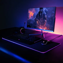 Заредете изображение във визуализатора на галерията – Tronsmart Spire Soft Gaming RGB Mouse Pad (80 x 30 x 0,4 cm) for gamers black (349360) - TopMag
