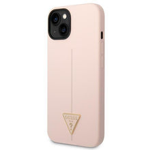 Заредете изображение във визуализатора на галерията – Guess GUHCP14MSLTGP iPhone 14 Plus 6.7" pink/pink hardcase Silicone Triangle

