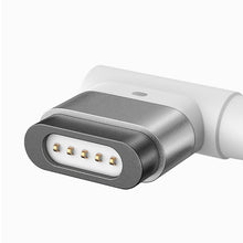 Заредете изображение във визуализатора на галерията – Baseus Zinc angular magnetic power cable for MacBook Power - USB Type C 60W 2m white L-shape (CATXC-W02) - TopMag
