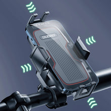 Заредете изображение във визуализатора на галерията – Dudao bike phone holder on the handlebar black (F7PRO) - TopMag

