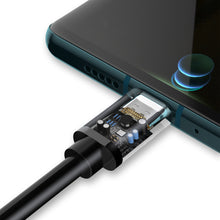 Заредете изображение във визуализатора на галерията – Dudao cable USB cable - USB Type C Super Fast Charge 1 m black (L5G-Black) - TopMag
