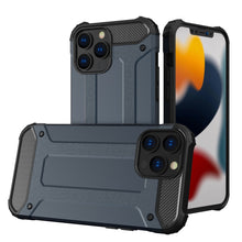 Заредете изображение във визуализатора на галерията – Hybrid Armor Case Tough Rugged Cover for iPhone 13 Pro Max blue - TopMag
