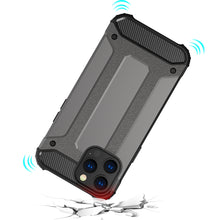 Заредете изображение във визуализатора на галерията – Hybrid Armor Case Tough Rugged Cover for iPhone 13 Pro Max golden - TopMag

