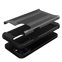 Заредете изображение във визуализатора на галерията – Hybrid Armor Case Tough Rugged Cover for iPhone 13 Pro Max silver - TopMag
