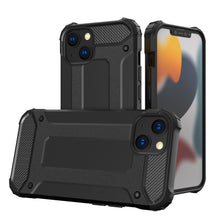 Заредете изображение във визуализатора на галерията – Hybrid Armor Case Tough Rugged Cover for iPhone 13 black - TopMag
