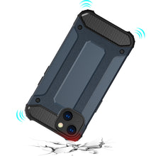 Заредете изображение във визуализатора на галерията – Hybrid Armor Case Tough Rugged Cover for iPhone 13 black - TopMag
