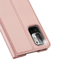 Заредете изображение във визуализатора на галерията – Dux Ducis Skin Pro Bookcase type case for Xiaomi Redmi Note 10 5G / Poco M3 Pro pink - TopMag
