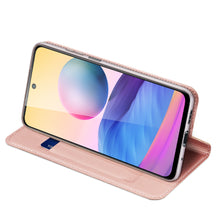 Заредете изображение във визуализатора на галерията – Dux Ducis Skin Pro Bookcase type case for Xiaomi Redmi Note 10 5G / Poco M3 Pro pink - TopMag
