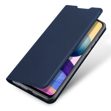 Заредете изображение във визуализатора на галерията – Dux Ducis Skin Pro Bookcase type case for Xiaomi Redmi Note 10 5G / Poco M3 Pro blue - TopMag
