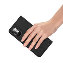 Заредете изображение във визуализатора на галерията – Dux Ducis Skin Pro Bookcase type case for Xiaomi Redmi Note 10 5G / Poco M3 Pro black - TopMag
