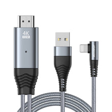 Заредете изображение във визуализатора на галерията – Joyroom Lightning to HDMI 4K@60Hz adapter screen mirroring gray (SY-35L1) - TopMag
