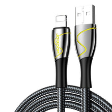Заредете изображение във визуализатора на галерията – Joyroom Mermaid series USB - Lightning cable 2,4A 1,2m black (S-1230K6) - TopMag
