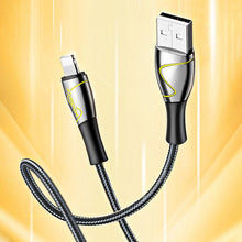 Заредете изображение във визуализатора на галерията – Joyroom Mermaid series USB - Lightning cable 2,4A 1,2m black (S-1230K6) - TopMag
