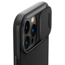 Заредете изображение във визуализатора на галерията – Spigen optik armor mag гръб за  iphone 14 pro max black
