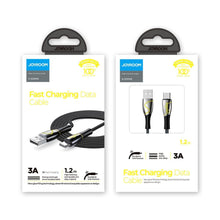 Заредете изображение във визуализатора на галерията – Joyroom Mermaid series USB - USB Type C cable 3A 1,2m black (S-1230K6) - TopMag
