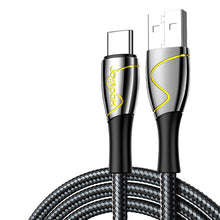 Заредете изображение във визуализатора на галерията – Joyroom Mermaid series USB - USB Type C cable 3A 1,2m black (S-1230K6) - TopMag
