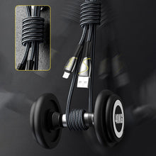 Заредете изображение във визуализатора на галерията – Joyroom Mermaid series USB cable - USB Type C 3A 2m black (S-2030K6) - TopMag
