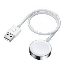 Заредете изображение във визуализатора на галерията – Joyroom 2.5W Qi wireless charger for Apple Watch 0.3m white (S-IW003S white) - TopMag
