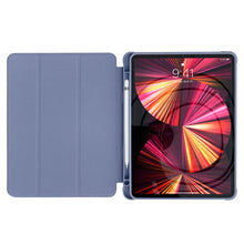 Заредете изображение във визуализатора на галерията – Stand Tablet Case Smart Cover case for iPad Air 2020/2022 with stand function blue - TopMag
