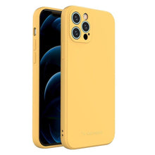 Заредете изображение във визуализатора на галерията – Wozinsky Color Case silicone flexible durable case iPhone 13 mini yellow - TopMag
